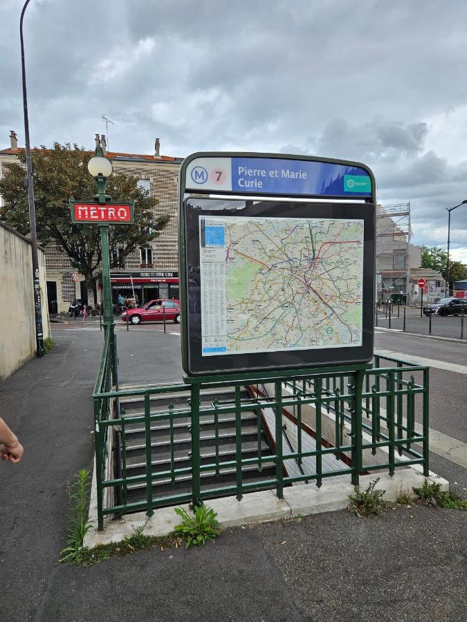 Studio 22M2 A Ivry/Seine-A 200 Metres De Paris. Proche Metro 7 Exterior foto